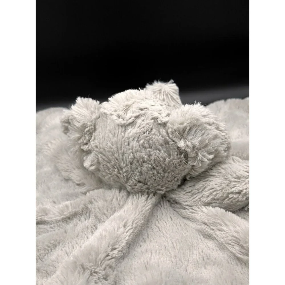 Kellytoy Elephant Security Blanket Grey Plush Baby Lovey Rattle‎ Toy Embroider-2